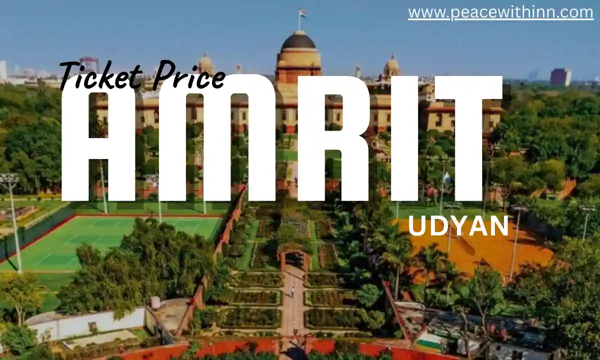 Amrit Udyan Ticket Price